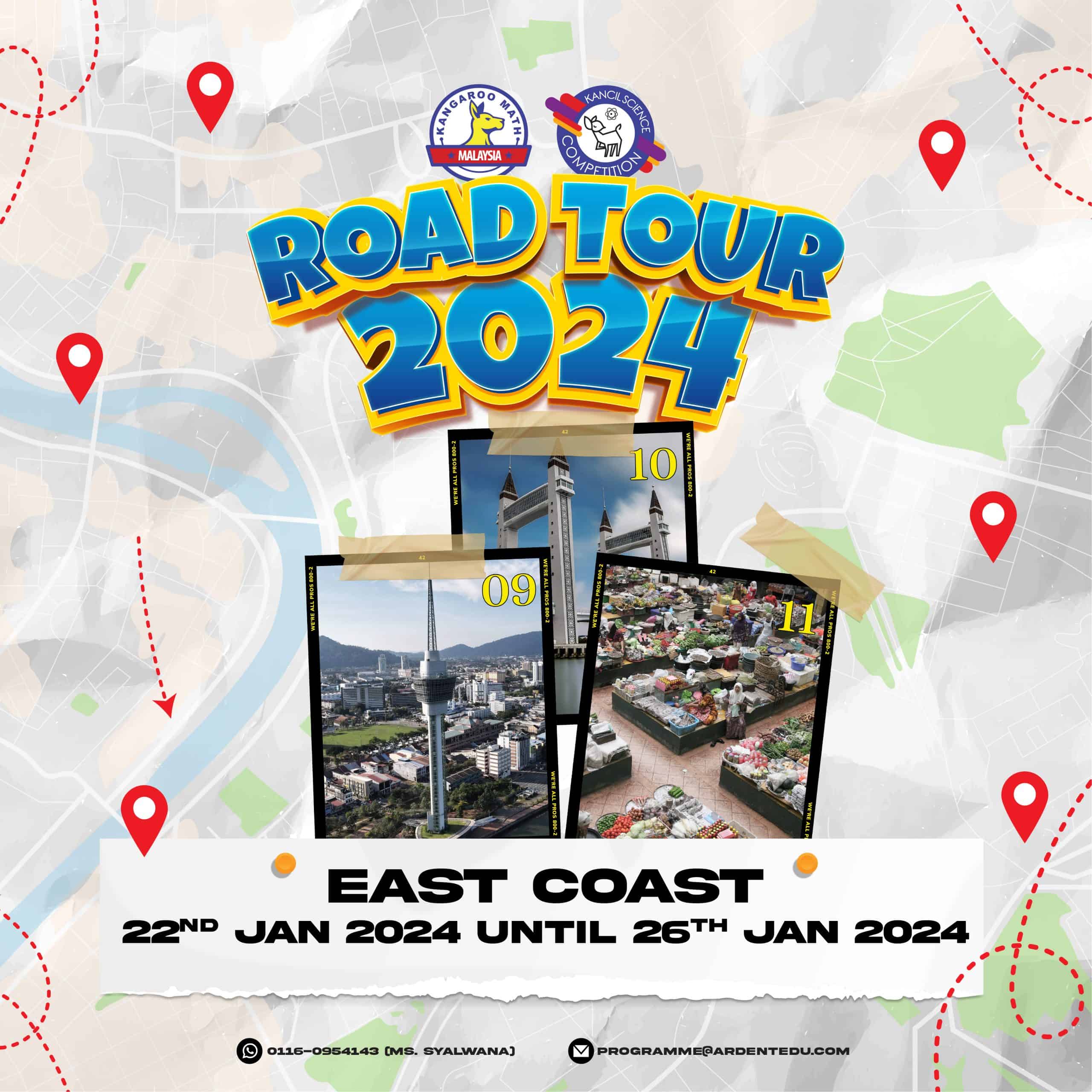 Road Tour 2024 — East Coast