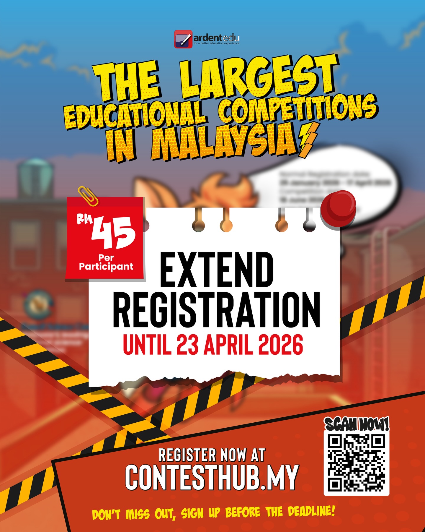 Kancil Science Competition 2026 — Registration Extended