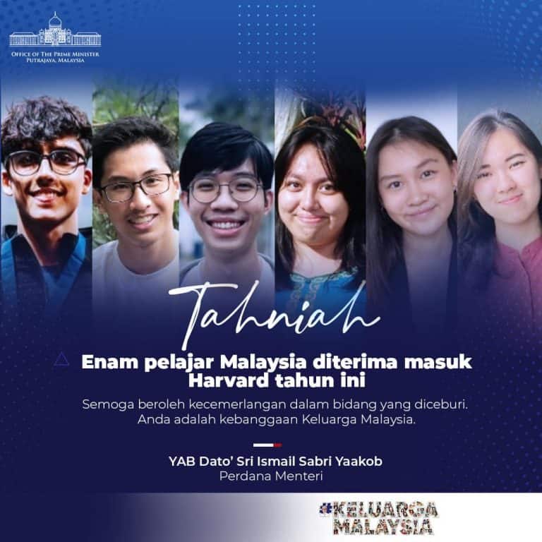 6 pelajar Malaysia diterima masuk Harvard