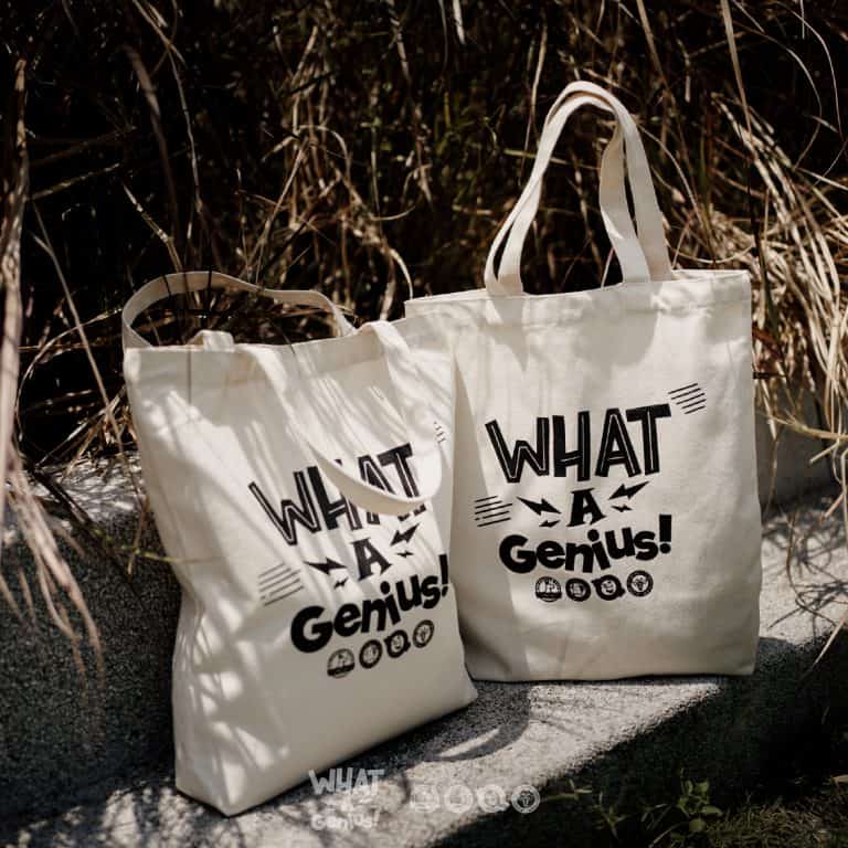 5 Reasons Why You Need A What A Genius Canvas Tote Bag